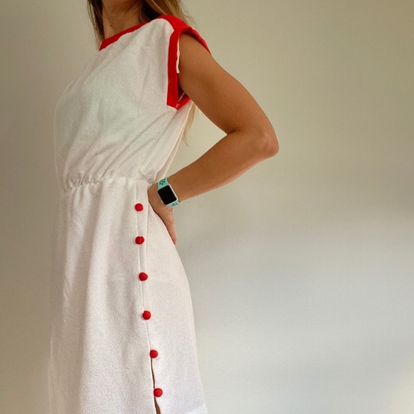Vintage Dresses & Skirts - Terry cloth dress 80s